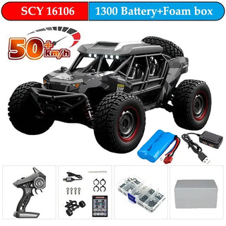  High-Speed 1:16 4WD Drift RC Car with LED - 70KM/H or 50KM/H cashymart