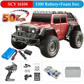  High-Speed 1:16 4WD Drift RC Car with LED - 70KM/H or 50KM/H cashymart