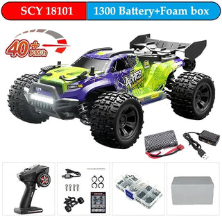 High-Speed 1:16 4WD Drift RC Car with LED - 70KM/H or 50KM/H cashymart