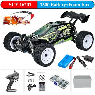 High-Speed 1:16 4WD Drift RC Car with LED - 70KM/H or 50KM/H cashymart