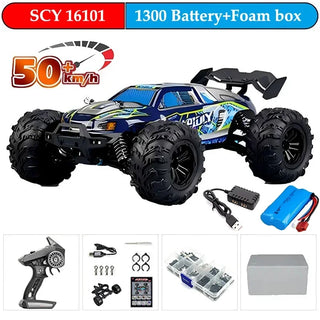  High-Speed 1:16 4WD Drift RC Car with LED - 70KM/H or 50KM/H cashymart