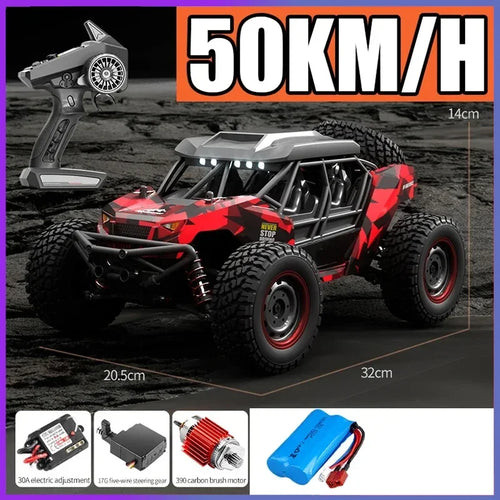  High-Speed 1/16 4WD Off-Road RC Car - 70KM/H Brushless Crawler Toy cashymart