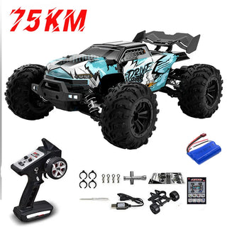  High-Speed 1:16 4WD RC Drift Monster Truck with LED Remote Control cashymart