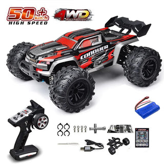 High-Speed 1:16 4WD RC Drift Monster Truck with LED Remote Control cashymart