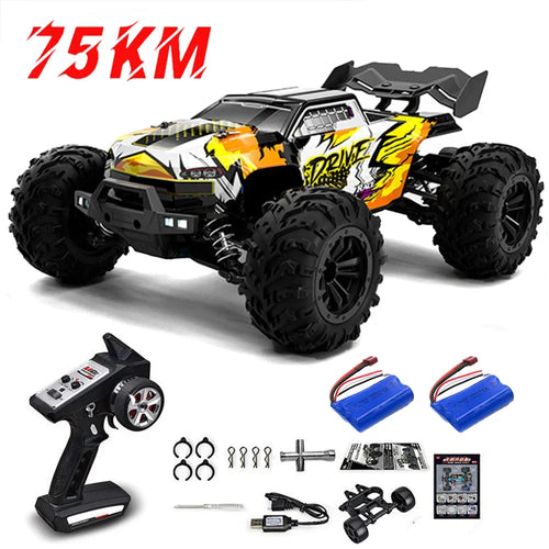  High-Speed 1:16 4WD RC Drift Monster Truck with LED Remote Control cashymart
