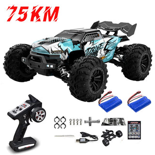  High-Speed 1:16 4WD RC Drift Monster Truck with LED for Kids cashymart