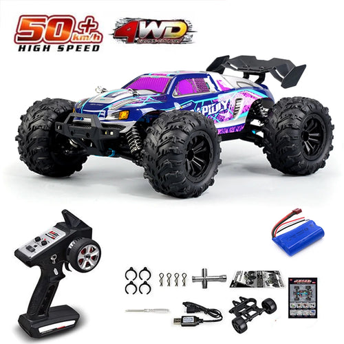  High-Speed 1:16 4WD RC Monster Truck with LED Lights cashymart