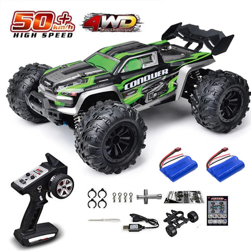  High-Speed 1:16 4WD RC Monster Truck with LED Lights cashymart