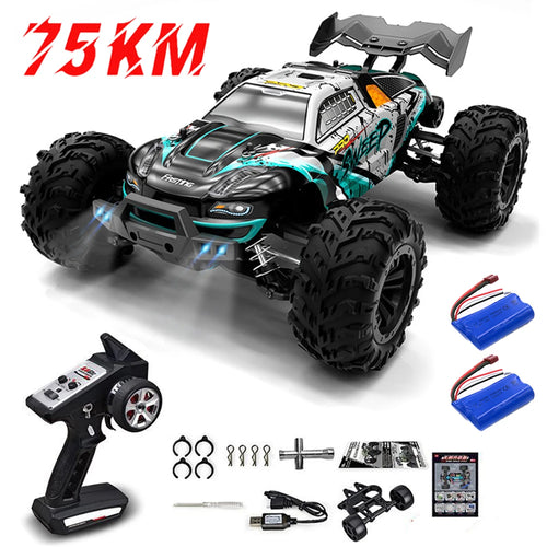  High-Speed 1:16 4WD RC Monster Truck with LED Lights cashymart
