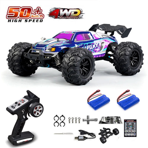  High-Speed 1:16 4WD RC Monster Truck with LED Lights cashymart
