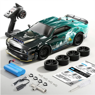  High-Speed 1:16 Brushless 4WD Remote Control Car with LED Lights cashymart