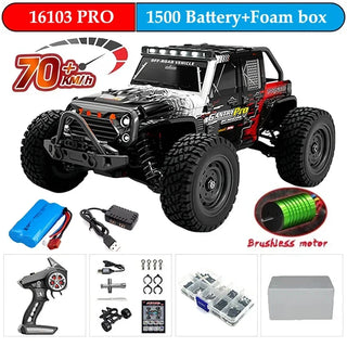  High-Speed 1:16 RC Off-Road Truck - 70KM/H Brushless Fun cashymart