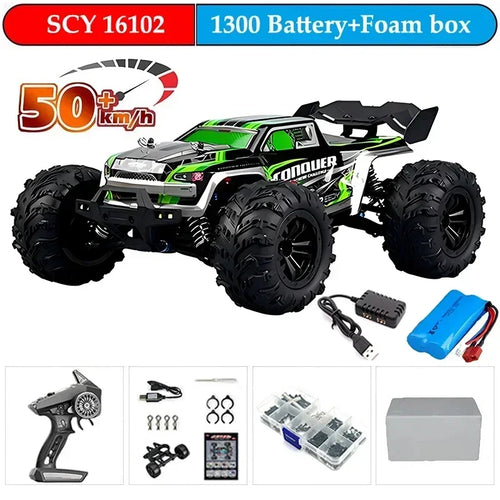  High-Speed 1:16 RC Off-Road Truck - 70KM/H Brushless Fun cashymart