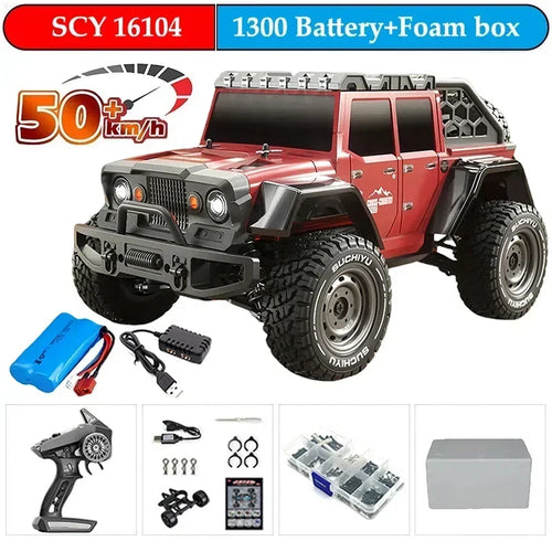  High-Speed 1:16 RC Off-Road Truck - 70KM/H Brushless Fun cashymart