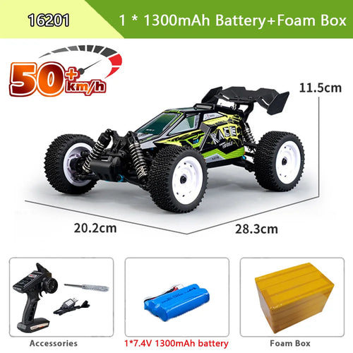  High-Speed 1:16 Scale 4WD RC Monster Truck - 50km/h Off-Road Fun cashymart
