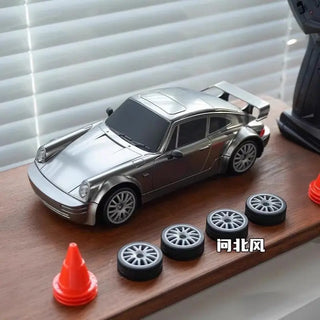  High-Speed 1/20 Scale RC Drift Car with Road Barriers & Batteries cashymart
