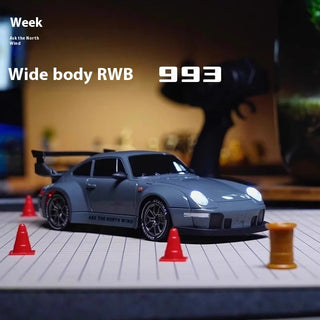  High-Speed 1/20 Scale RC Drift Car with Road Barriers & Batteries cashymart