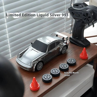 High-Speed 1/20 Scale RC Drift Car with Road Barriers & Batteries cashymart