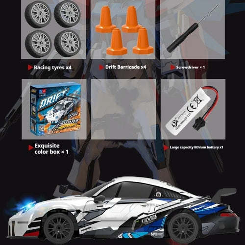  High-Speed 1/24 Mini RC Drift Car - Ultimate Stunt Toy cashymart