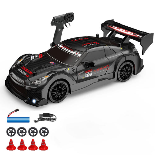  High-Speed 1:24 RC Mustang Drift Car with Remote & Replaceable Tires cashymart