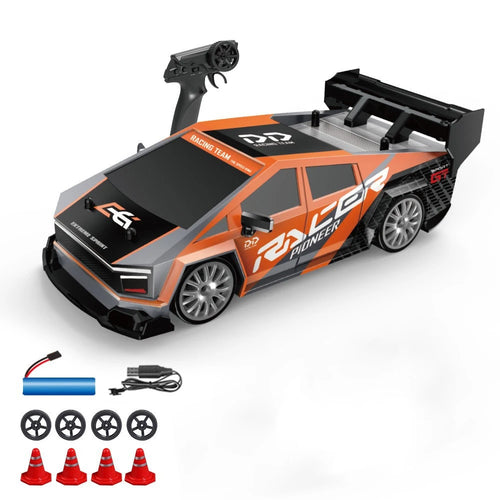  High-Speed 1:24 RC Mustang Drift Car with Remote & Replaceable Tires cashymart