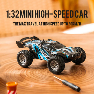  High-Speed 1/32 Drift RC Car with LED Lights - Off-Road Fun cashymart