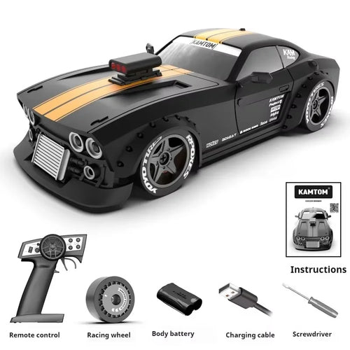  High-Speed 1:32 Remote Control Drift Car with ESP Gyroscope & LED Lights cashymart
