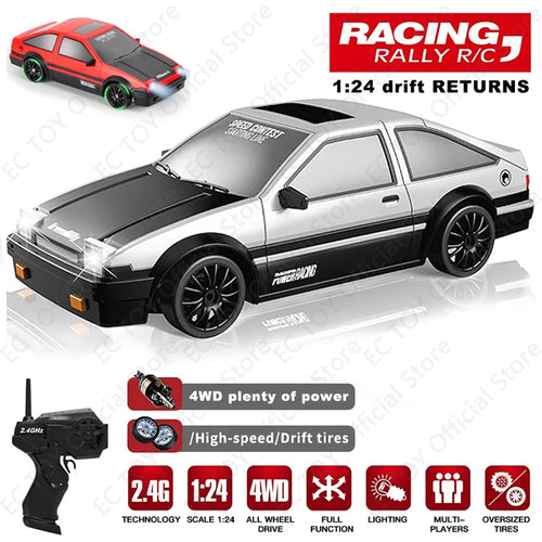  High-Speed 2.4G RC Drift Car AE86 - Perfect Gift for Kids cashymart