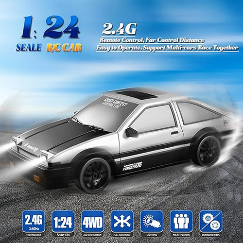  High-Speed 2.4G RC Drift Car AE86 - Perfect Gift for Kids cashymart