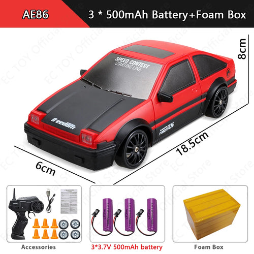  High-Speed 2.4G RC Drift Car AE86 - Perfect Gift for Kids cashymart