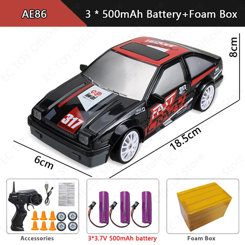 High-Speed 2.4G RC Drift Car AE86 - Perfect Gift for Kids cashymart