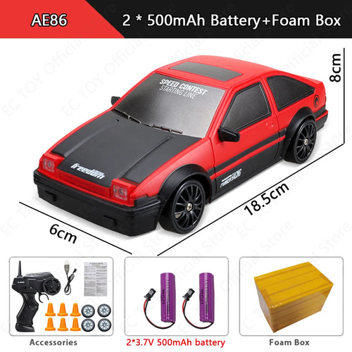  High-Speed 2.4G RC Drift Car AE86 - Perfect Gift for Kids cashymart