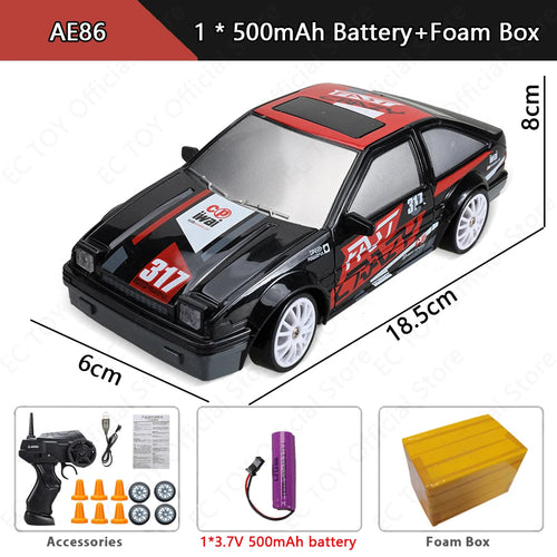  High-Speed 2.4G RC Drift Car AE86 - Perfect Gift for Kids cashymart