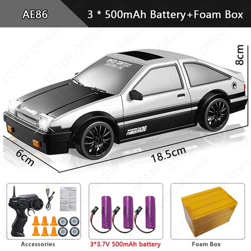  High-Speed 2.4G RC Drift Car AE86 - Perfect Gift for Kids cashymart
