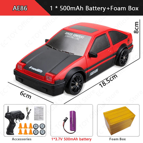  High-Speed 2.4G RC Drift Car AE86 - Perfect Gift for Kids cashymart
