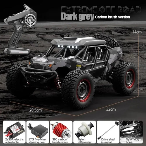  High-Speed 4WD Brushless RC Car - 60KM/H Off-Road Adventure Toy cashymart