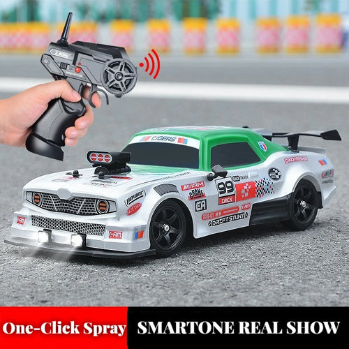  High-Speed 4WD RC Drift Car with Spray & Dual Tires - Classic Edition cashymart