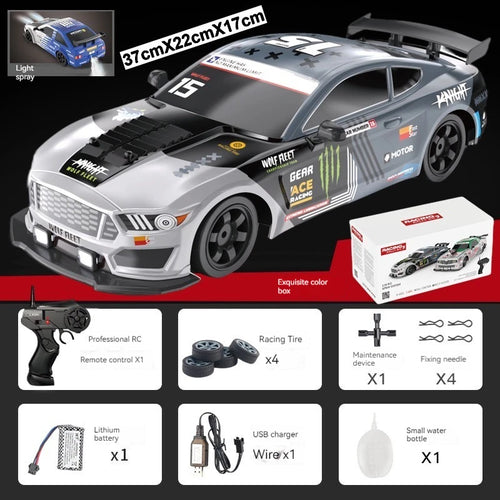  High-Speed 4WD RC Drift Car with Spray & Dual Tires - Classic Edition cashymart