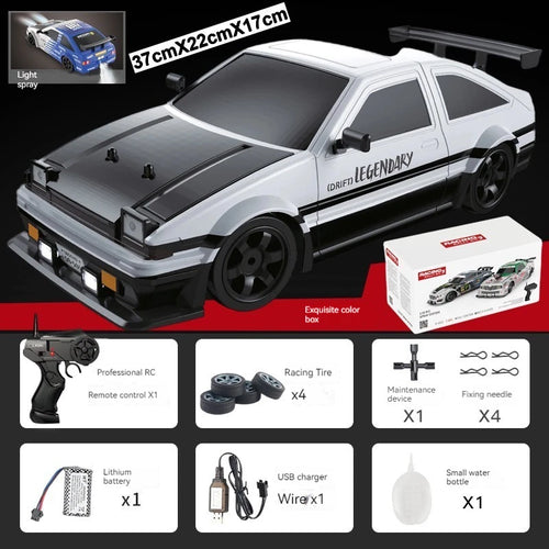  High-Speed 4WD RC Drift Car with Spray & Dual Tires - Classic Edition cashymart
