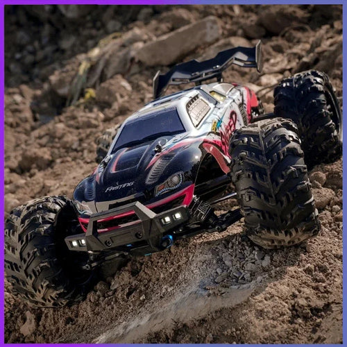  High-Speed 4x4 RC Monster Truck 70KM/H with LED Lights - 1:16 Scale cashymart