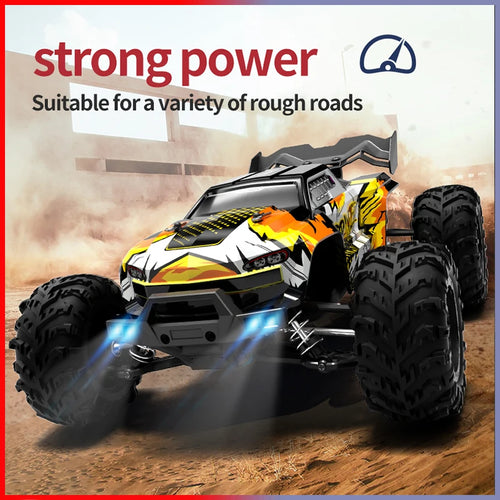  High-Speed 4x4 RC Monster Truck with LED Lights cashymart