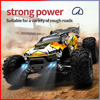  High-Speed 4x4 Remote Control Off-Road Monster Truck with LED Lights cashymart