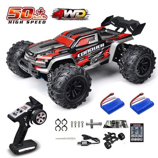  High-Speed 4x4 Remote Control Off-Road Monster Truck with LED Lights cashymart