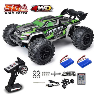  High-Speed 4x4 Remote Control Off-Road Monster Truck with LED Lights cashymart
