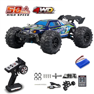  High-Speed 4x4 Remote Control Off-Road Monster Truck with LED Lights cashymart