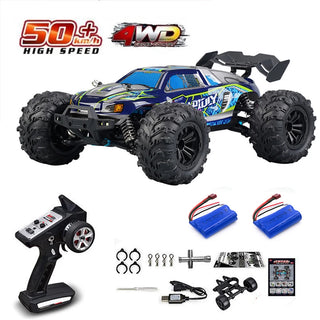  High-Speed 4x4 Remote Control Off-Road Monster Truck with LED Lights cashymart