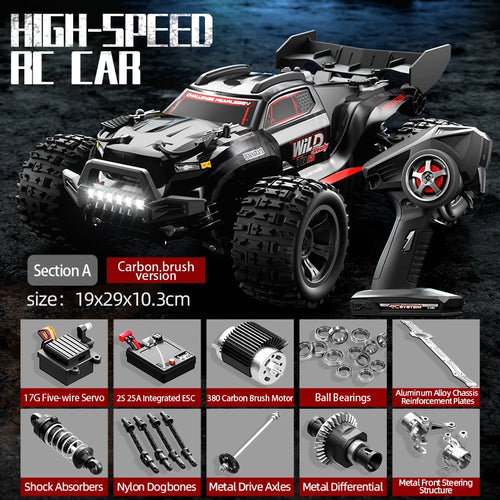  High-Speed JJRC C8810/C8811 RC Monster Trucks for Thrilling Adventures cashymart