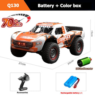  High-Speed JJRC Q130 1:12 4WD RC Drift Monster Truck - 70 KM/H Fun cashymart