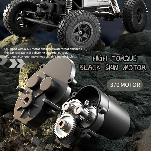  High-Speed LED Off-Road RC Climbing Car for Kids cashymart