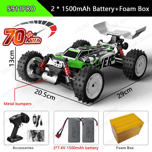  High-Speed S911PRO 1:16 4WD RC Drift Monster Truck cashymart